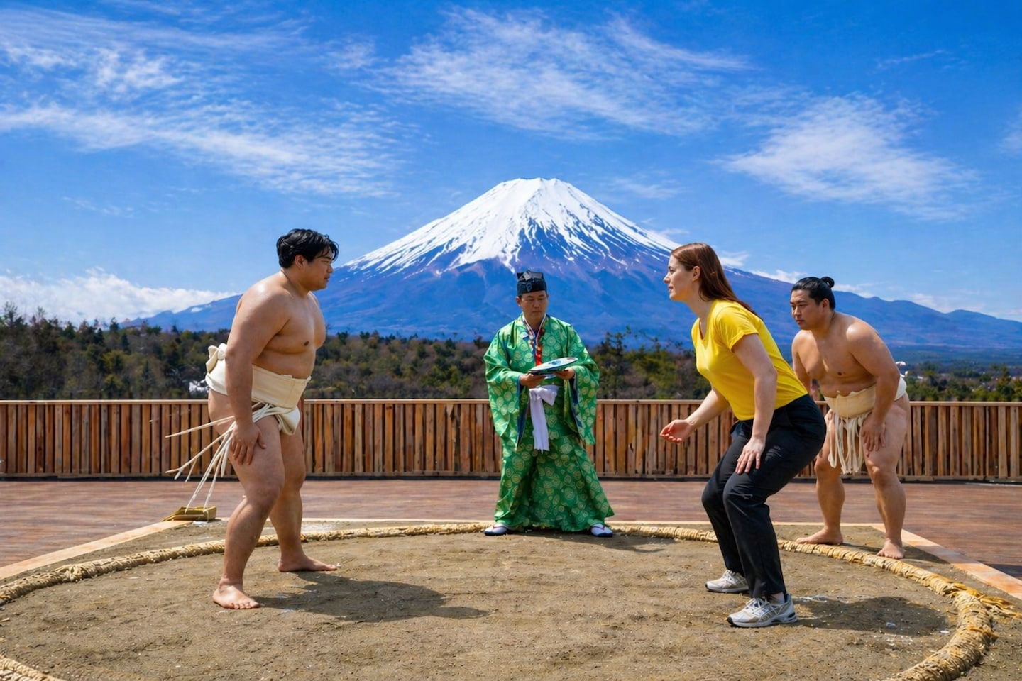 Mount Fuji sumo cultural day experience · ☆5.0