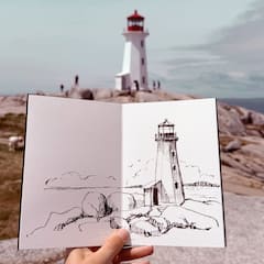 与儿童书籍艺术家一起素描佩吉斯湾
