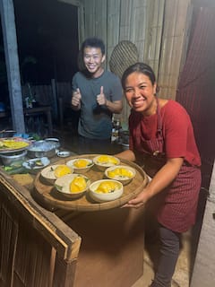 Comida del norte de Tailandia de la granja a la mesa en Chiang Dao