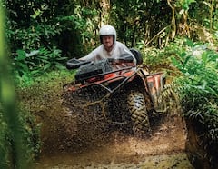 Cuatrimoto y rafting con traslado privado desde el hotel