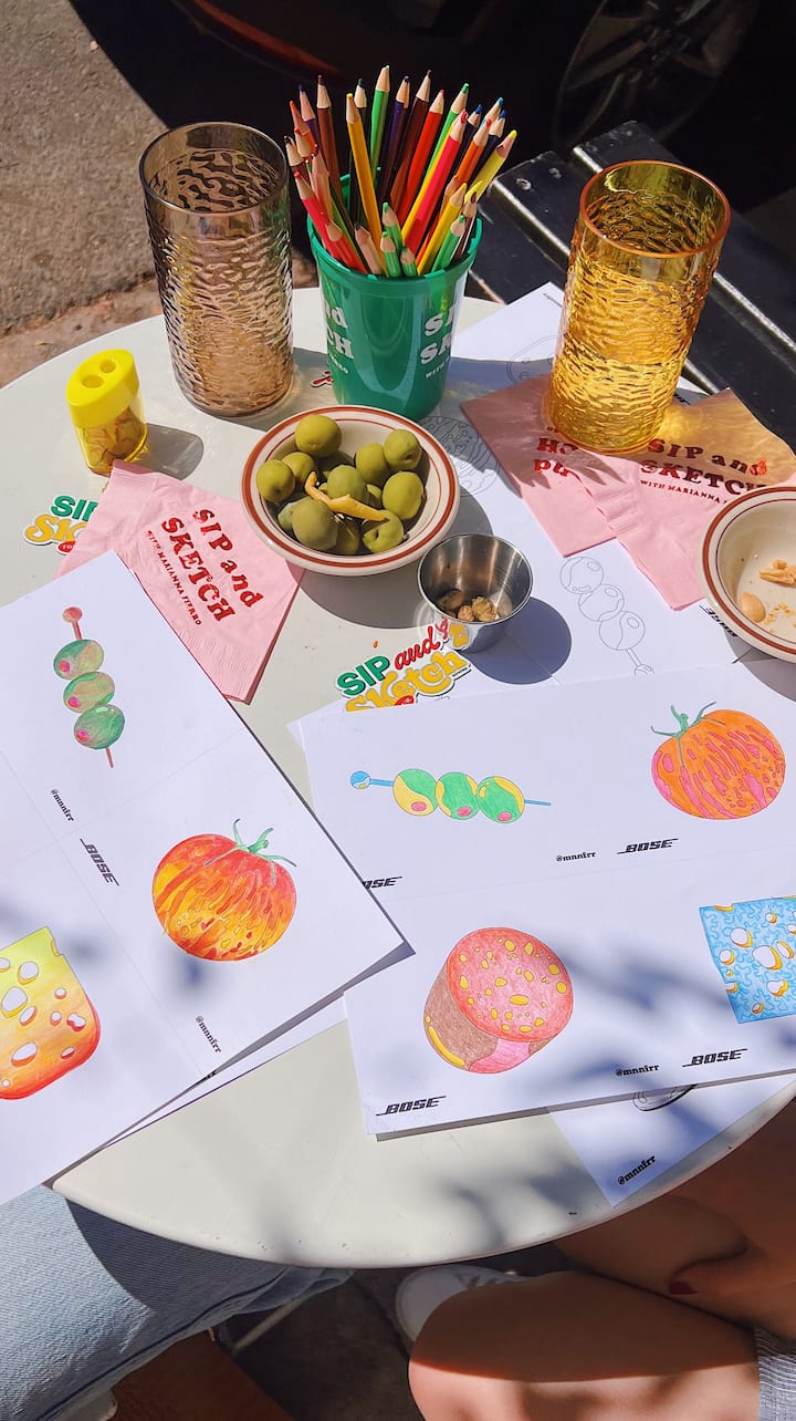 Oubliez vos soucis en coloriant avec l'illustratrice @mnnfrr