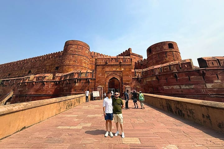 Fort van Agra, Baby Taj en tuintour bij zonsondergang vanuit Agra