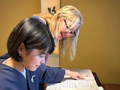 Caligrafía y cultura en una histórica machiya de Kioto
