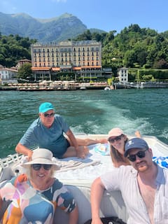Excursion privée en bateau sur le lac de Côme, 2 heures