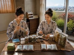 Onsen privado y sauna: prepara tu propia infusión de hierbas