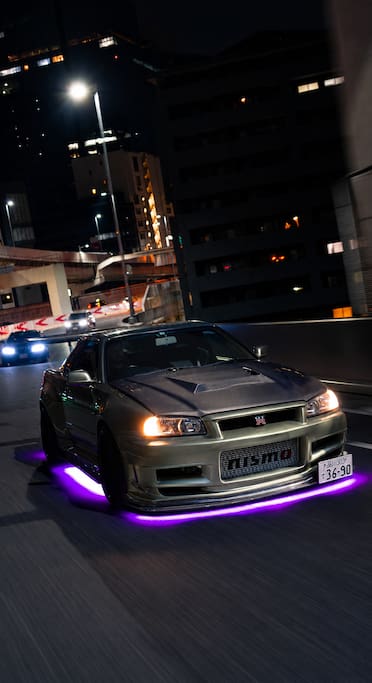 Tokyo JDM Night Ride to Daikoku Car Meet