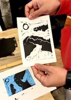 制作「Nice」纪念品：印花和饮品工坊
