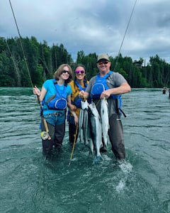 Pêche au saumon sur la rivière Kenai ou Kasilof