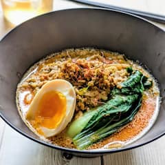 味噌味の小地たんめん＆スーパー散策