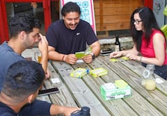 Nos juntamos para la noche de juegos de Ironside