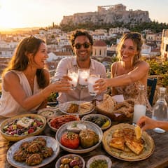 Visite végétarienne d'Athènes : saveurs secrètes et ambiance estivale