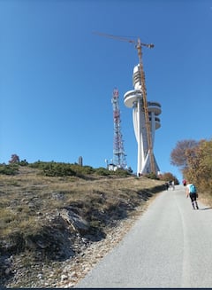 与山地向导一起徒步登上沃德诺山顶
