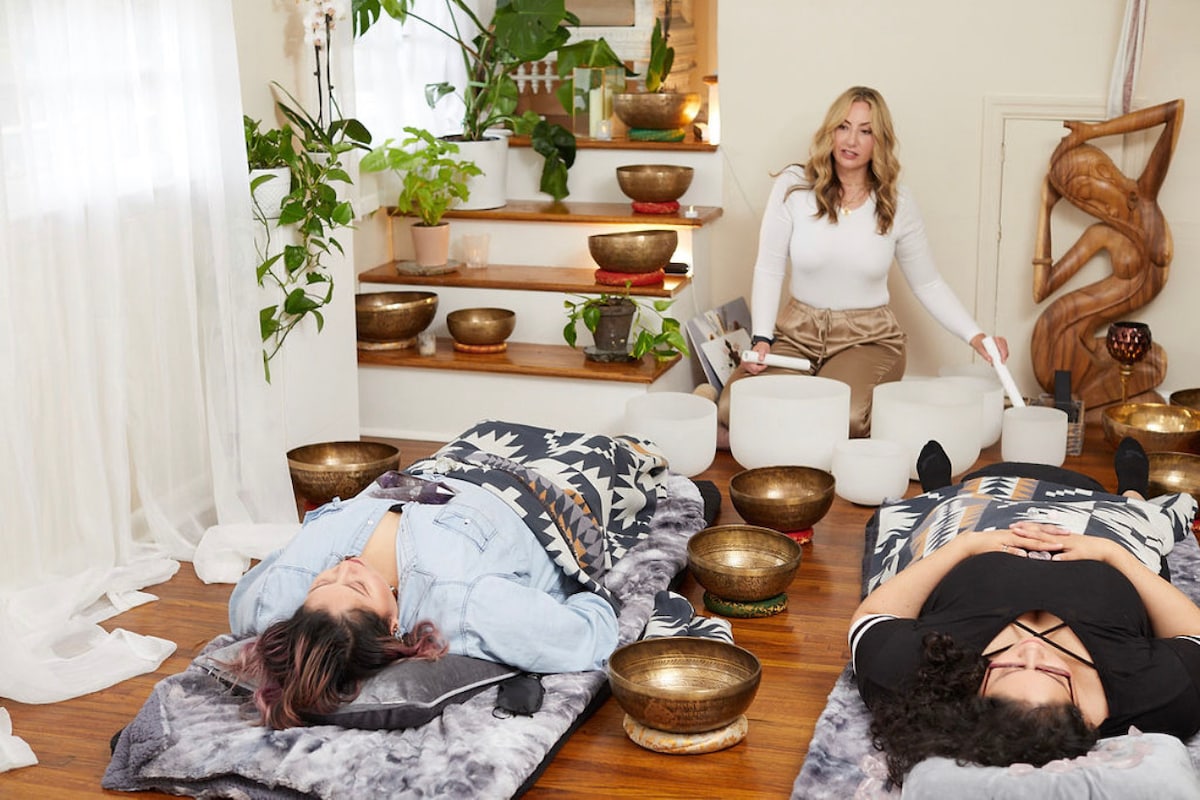 Sound bath meditation