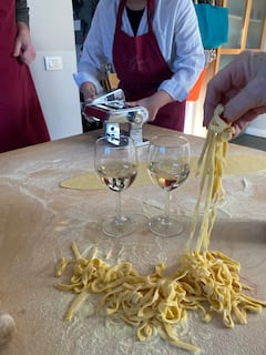 学做番茄酱意面条和提拉米苏