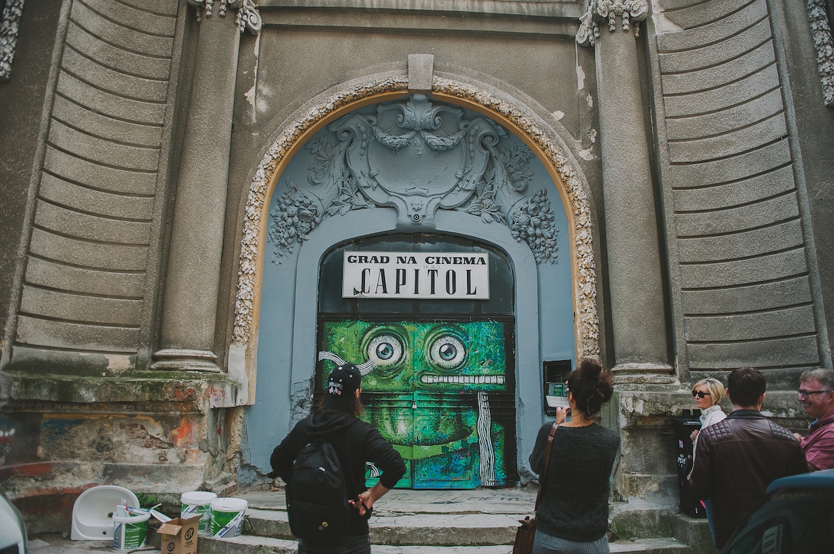 Explore street art and graffiti