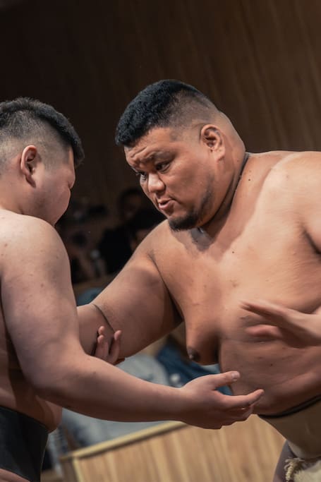 Step into sumo at Shinjuku club