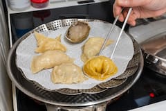 Mandu coreanos caseros con una chef y su mamá: opción vegana