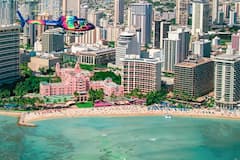 Vuelo exprés de 20 minutos en helicóptero por la ciudad junto al mar