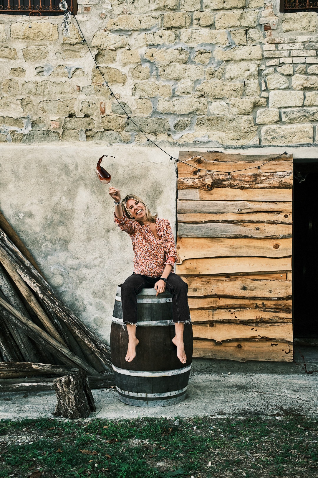 Taste artisan wines poured directly from barriques