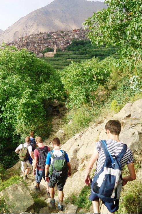 Преход в Атласките планини в Мароко