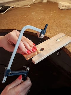 סדנת טבעת כסף או צמיד בסביבה כפרית