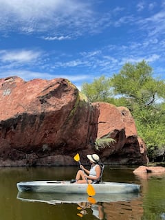 Wild horse sighting kayak adventure