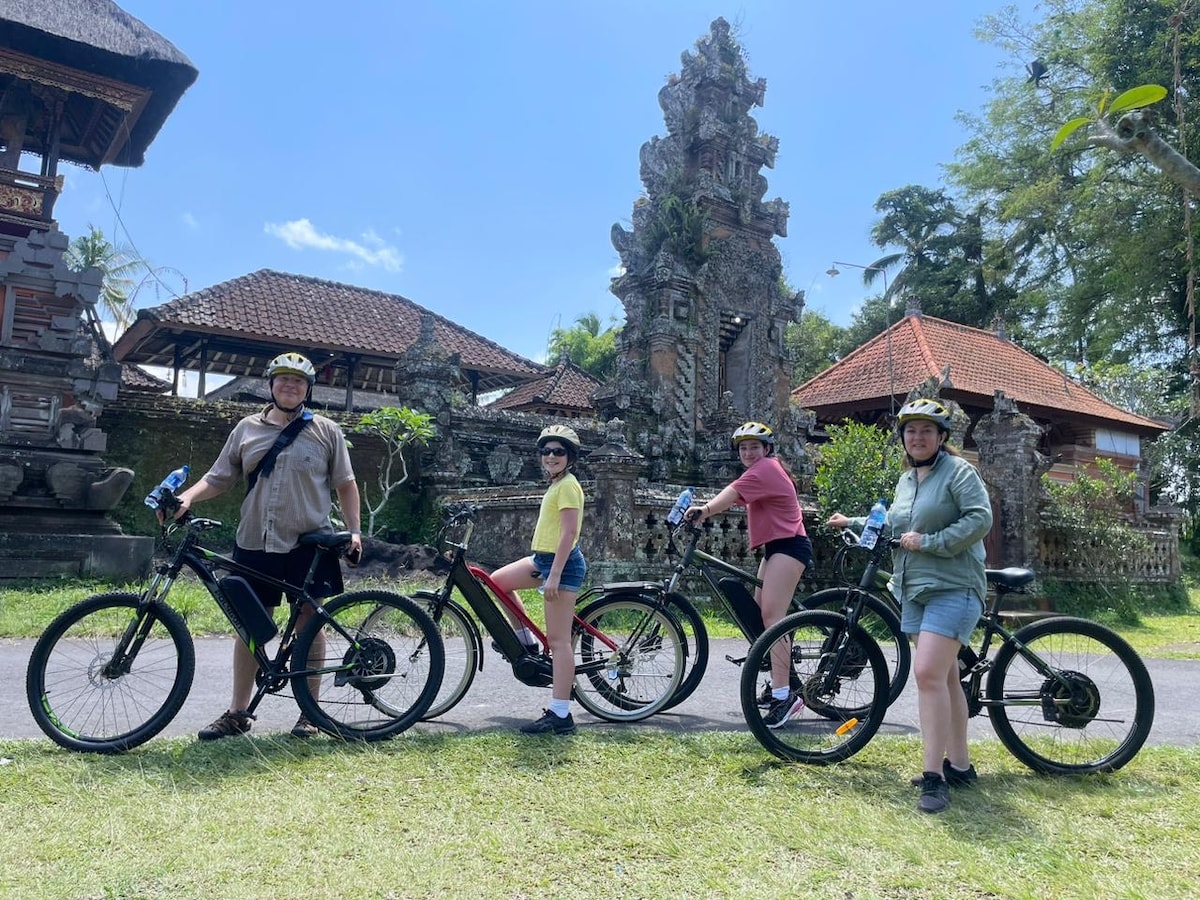 Electric Bikes Ubud To Tegallalang Rice Terrace