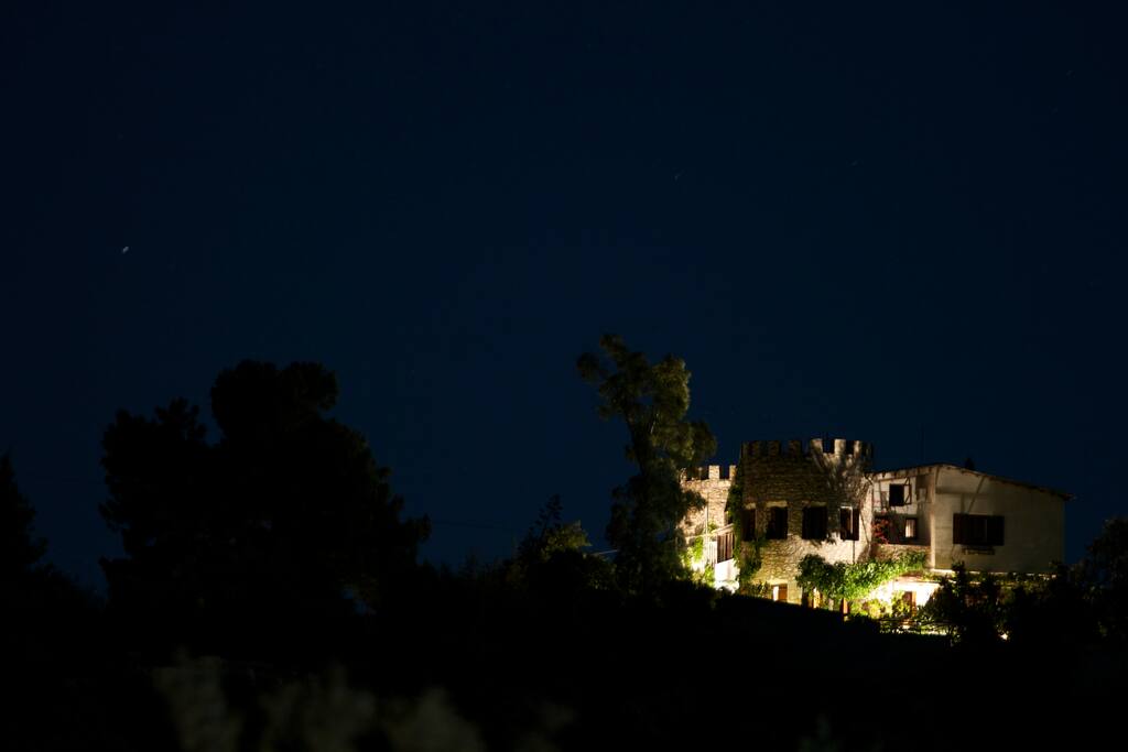Night view of the house