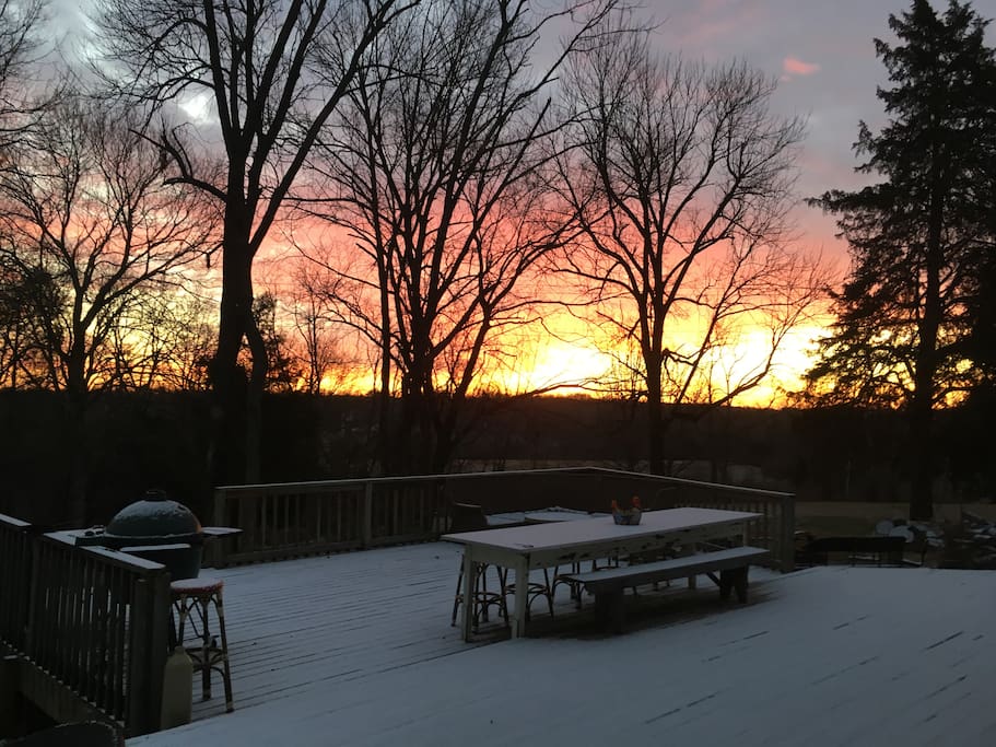 You don't want to miss our beautiful sunrises and sunsets.