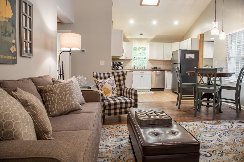 Open concept living, perfect for gathering.