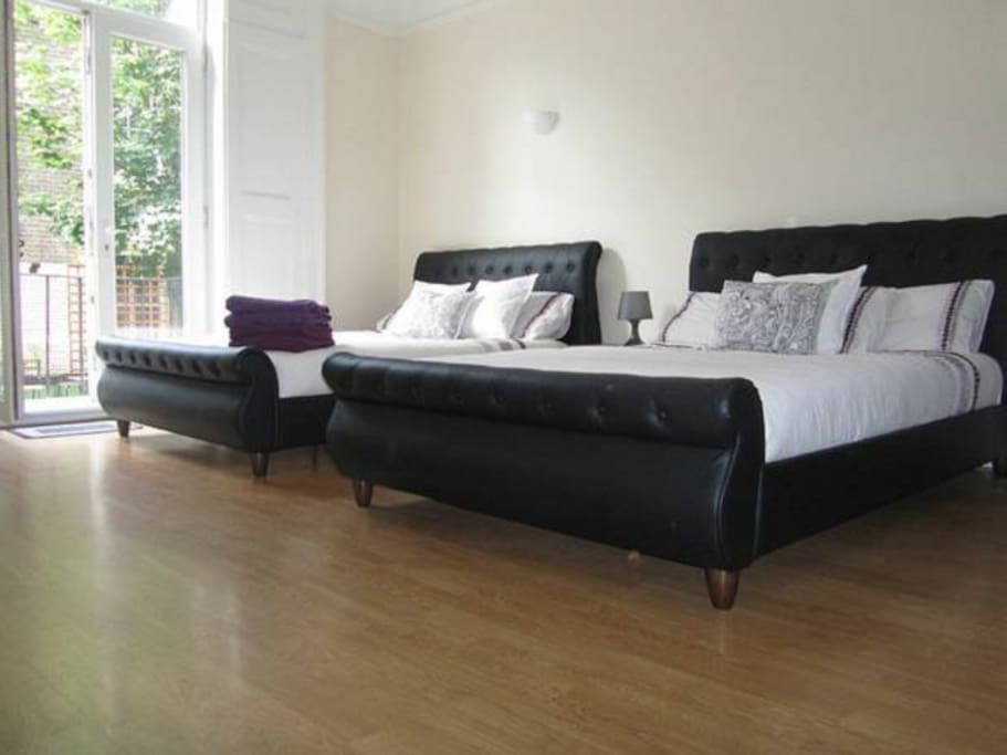 Two queen size beds with super comfortable matress