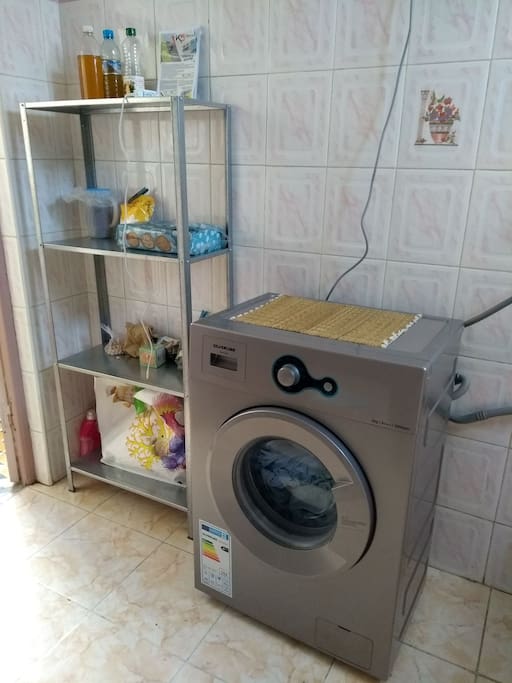 Washing machine can be used for 50dh/machine