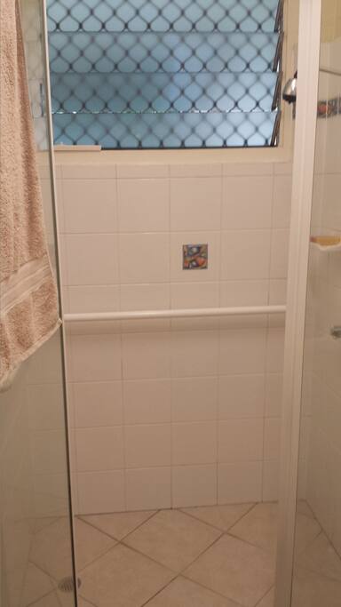 Solar powered shower