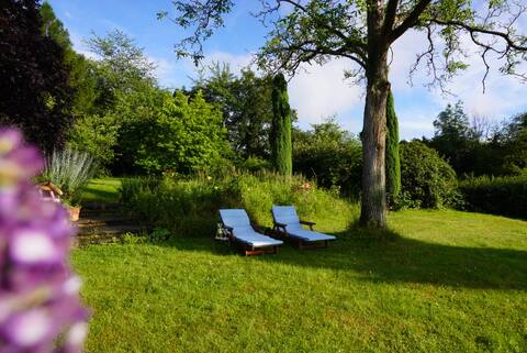 Green oasis of well-being with a unique view