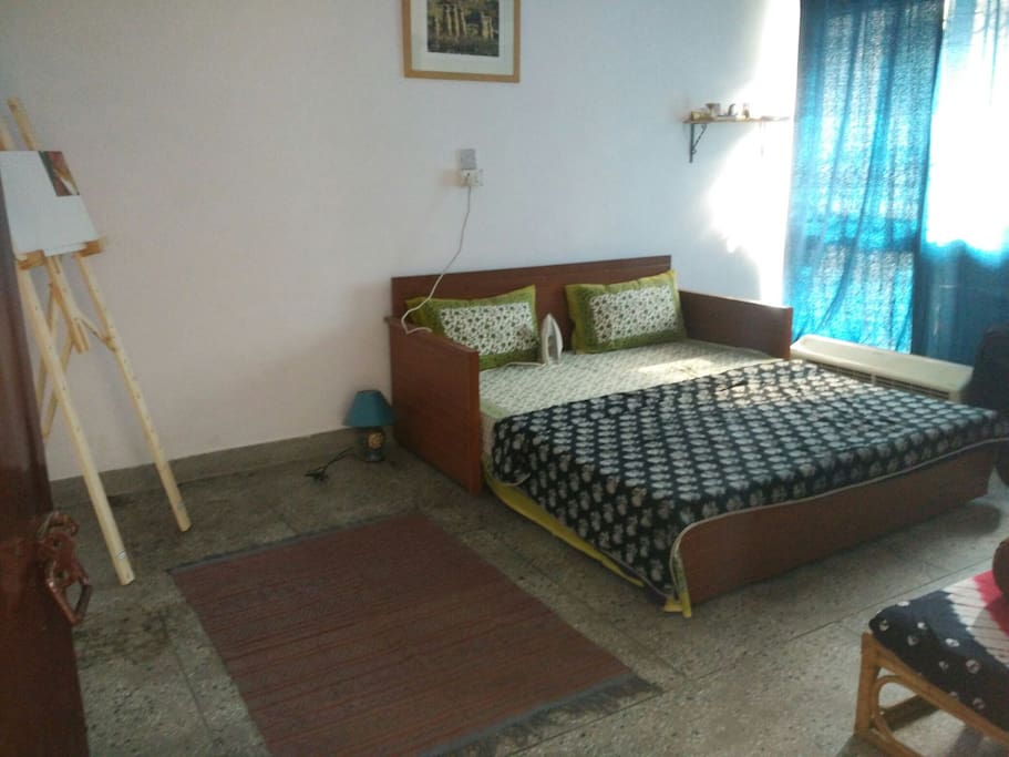 One of the bedrooms