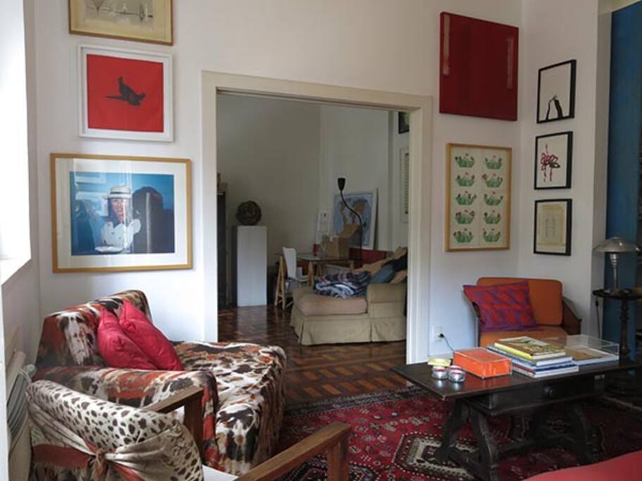 living room + studio/TVroom