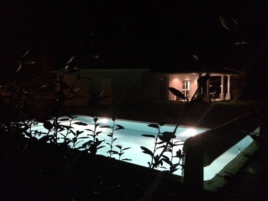 Piscine de nuit