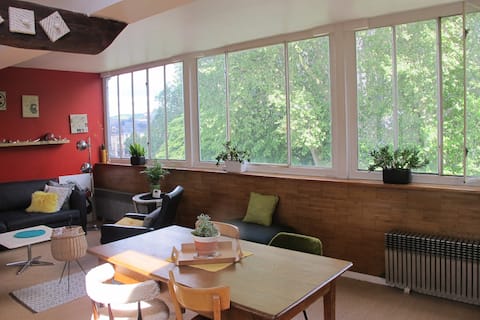 Top performing Airbnb: Amazing view in the heart of Rouen ! in C.H.U.R. / Place Saint Marc / Martainville / Croix De Pierre / Saint Nicaise