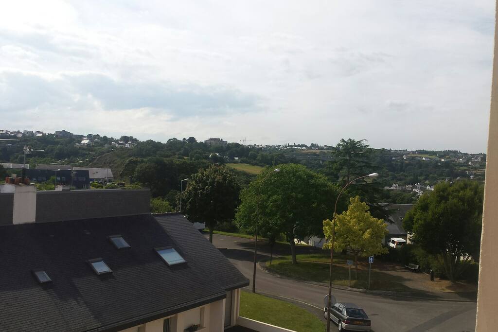 la vue de la chambre