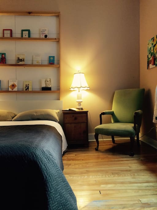 Enjoy the time with yourself in this beautiful bedroom with a comfortable double bed and lovely interior.