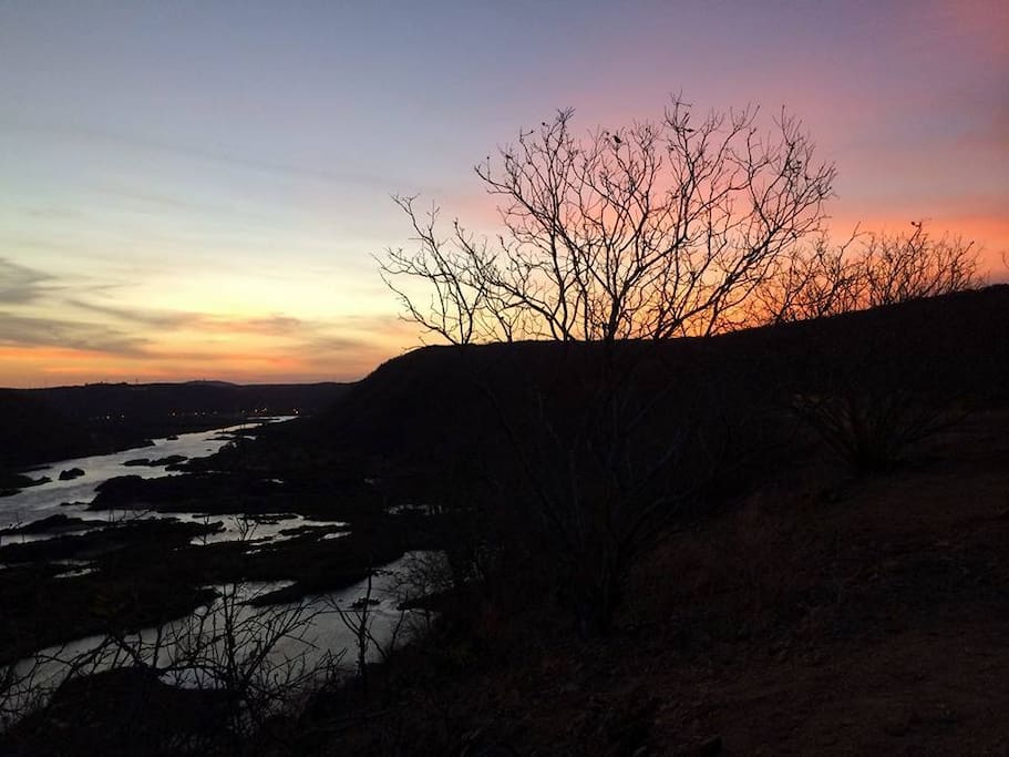 Vista do por do sol no Alto Sr. do Bonfim