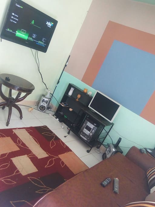 TV and sound system