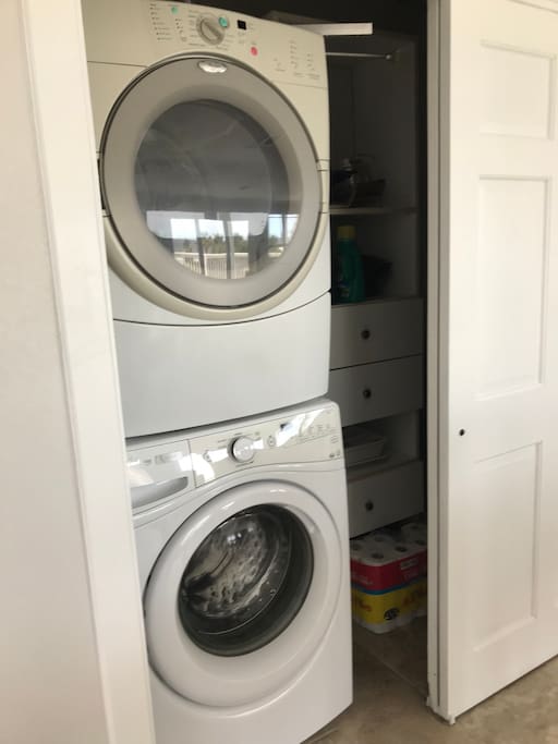 Convenient laundry on site