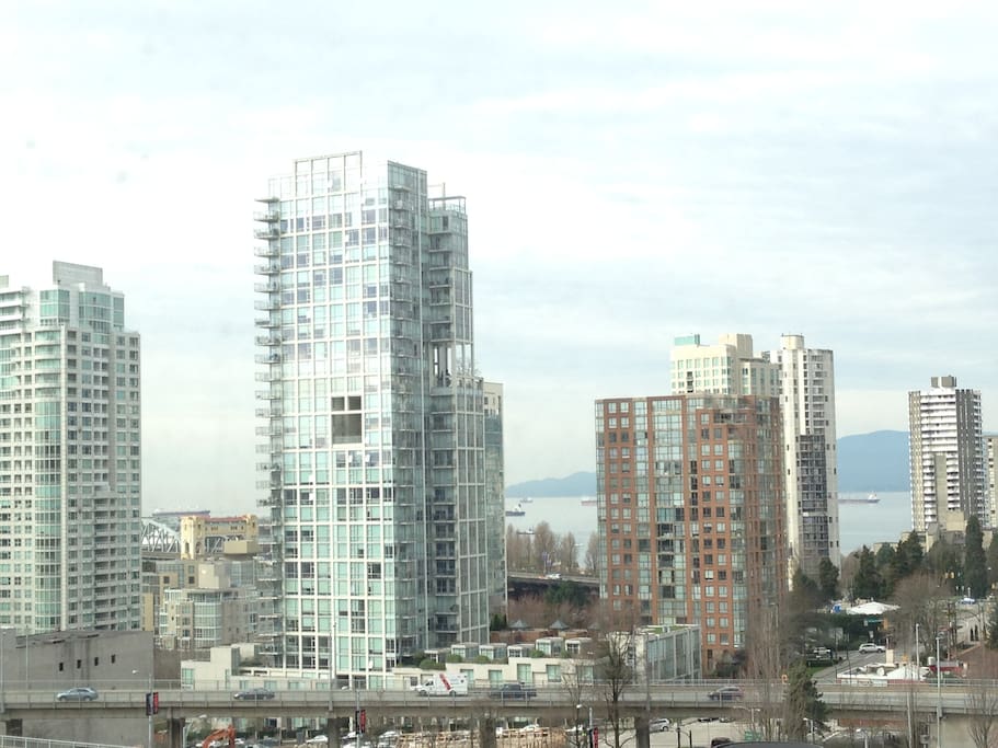 City and water view