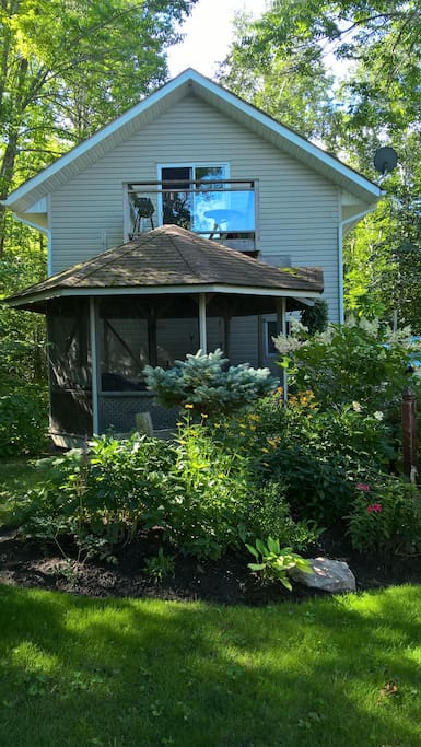The loft is on the second floor