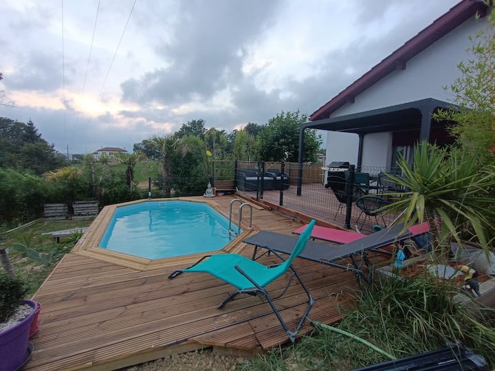 Maison Chaleureuse Avec Piscine - Biarritz