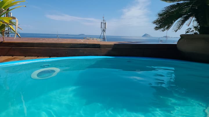 Ocean View Penthouse in Copacabana w/ heated pool