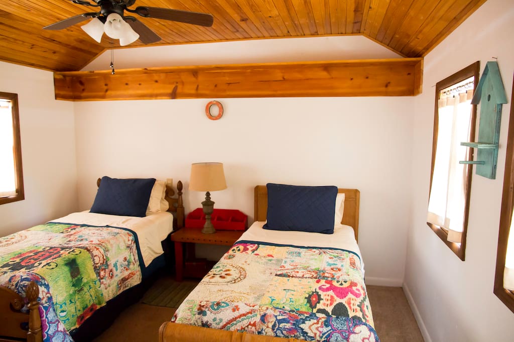 Two twin beds