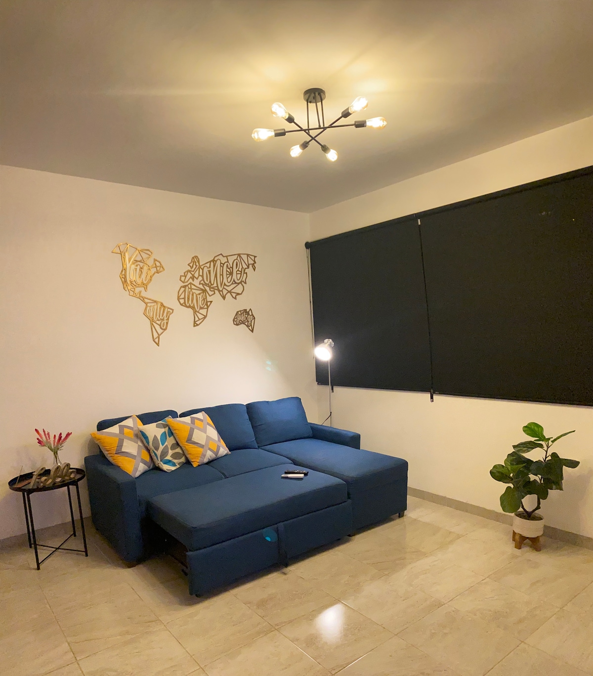 Útulná atmosféra, rozkladacia pohovka pre ďalších hostí