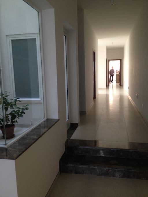 Hallway, with Richard at the end : )